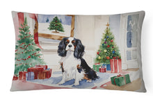 Load image into Gallery viewer, Cavalier Spaniel Christmas Fabric Decorative Pillow