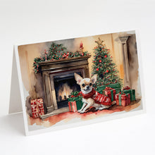Load image into Gallery viewer, Chihuahua Christmas Greeting Cards -  Blank Note Cards – 8-Pack of Artist-Designed Cards with Envelopes