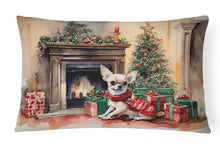 Load image into Gallery viewer, Chihuahua Christmas Fabric Decorative Pillow