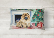 Load image into Gallery viewer, Chow Chow Christmas Fabric Decorative Pillow