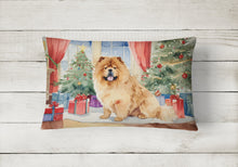 Load image into Gallery viewer, Chow Chow Christmas Fabric Decorative Pillow