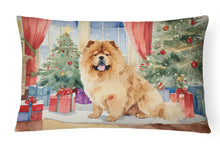 Load image into Gallery viewer, Chow Chow Christmas Fabric Decorative Pillow