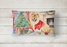 Load image into Gallery viewer, Chow Chow Christmas Fabric Decorative Pillow