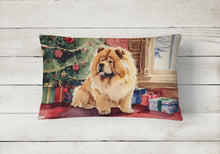 Load image into Gallery viewer, Chow Chow Christmas Fabric Decorative Pillow