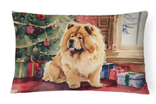 Load image into Gallery viewer, Chow Chow Christmas Fabric Decorative Pillow