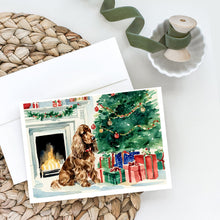 Load image into Gallery viewer, Cocker Spaniel Christmas Greeting Cards -  Blank Note Cards – 8-Pack of Artist-Designed Cards with Envelopes