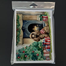 Load image into Gallery viewer, Cocker Spaniel Christmas Greeting Cards -  Blank Note Cards – 8-Pack of Artist-Designed Cards with Envelopes