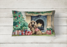 Load image into Gallery viewer, Cocker Spaniel Christmas Fabric Decorative Pillow