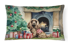 Load image into Gallery viewer, Cocker Spaniel Christmas Fabric Decorative Pillow