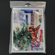 Load image into Gallery viewer, Dachshund Christmas Greeting Cards -  Blank Note Cards – 8-Pack of Artist-Designed Cards with Envelopes