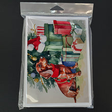 Load image into Gallery viewer, Dachshund Christmas Greeting Cards -  Blank Note Cards – 8-Pack of Artist-Designed Cards with Envelopes