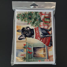 Load image into Gallery viewer, French Bulldog Christmas Greeting Cards -  Blank Note Cards – 8-Pack of Artist-Designed Cards with Envelopes