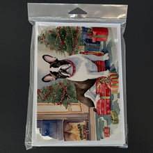 Load image into Gallery viewer, French Bulldog Christmas Greeting Cards -  Blank Note Cards – 8-Pack of Artist-Designed Cards with Envelopes