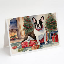 Load image into Gallery viewer, French Bulldog Christmas Greeting Cards -  Blank Note Cards – 8-Pack of Artist-Designed Cards with Envelopes