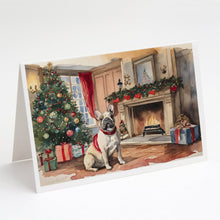 Load image into Gallery viewer, French Bulldog Christmas Greeting Cards -  Blank Note Cards – 8-Pack of Artist-Designed Cards with Envelopes