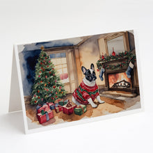 Load image into Gallery viewer, French Bulldog Christmas Greeting Cards -  Blank Note Cards – 8-Pack of Artist-Designed Cards with Envelopes