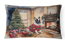Load image into Gallery viewer, French Bulldog Christmas Fabric Decorative Pillow