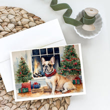 Load image into Gallery viewer, French Bulldog Christmas Greeting Cards -  Blank Note Cards – 8-Pack of Artist-Designed Cards with Envelopes