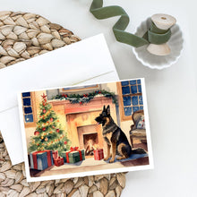 Load image into Gallery viewer, German Shepherd Christmas Greeting Cards -  Blank Note Cards – 8-Pack of Artist-Designed Cards with Envelopes
