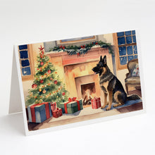 Load image into Gallery viewer, German Shepherd Christmas Greeting Cards -  Blank Note Cards – 8-Pack of Artist-Designed Cards with Envelopes