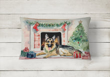 Load image into Gallery viewer, German Shepherd Christmas Fabric Decorative Pillow