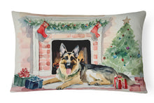 Load image into Gallery viewer, German Shepherd Christmas Fabric Decorative Pillow