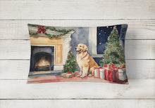 Load image into Gallery viewer, Golden Retriever Christmas Fabric Decorative Pillow
