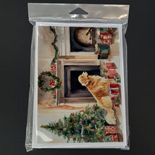 Load image into Gallery viewer, Golden Retriever Christmas Greeting Cards -  Blank Note Cards – 8-Pack of Artist-Designed Cards with Envelopes