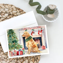 Load image into Gallery viewer, Golden Retriever Christmas Greeting Cards -  Blank Note Cards – 8-Pack of Artist-Designed Cards with Envelopes