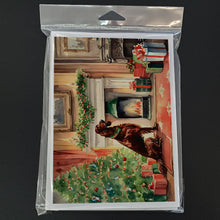 Load image into Gallery viewer, Irish Setter Christmas Greeting Cards -  Blank Note Cards – 8-Pack of Artist-Designed Cards with Envelopes