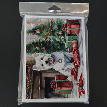 Load image into Gallery viewer, Westie Christmas Greeting Cards -  Blank Note Cards – 8-Pack of Artist-Designed Cards with Envelopes