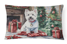 Load image into Gallery viewer, Westie Christmas Fabric Decorative Pillow