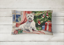 Load image into Gallery viewer, Westie Christmas Fabric Decorative Pillow