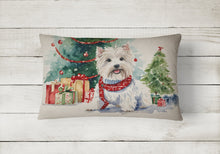 Load image into Gallery viewer, Westie Christmas Fabric Decorative Pillow