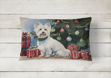 Load image into Gallery viewer, Westie Christmas Fabric Decorative Pillow