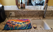 Load image into Gallery viewer, Agapanthus in Color Dish Drying Mat