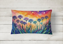 Load image into Gallery viewer, Agapanthus in Color Fabric Decorative Pillow