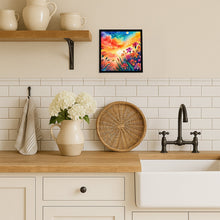 Load image into Gallery viewer, Alstroemerias in Color Framed Metal Print