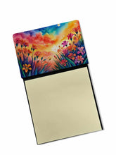 Load image into Gallery viewer, Alstroemerias in Color Sticky Note Holder- Refiilable Desk Accessory Note Pad