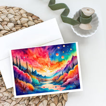 Load image into Gallery viewer, Amaranths in Color Greeting Cards -  Blank Note Cards – 8-Pack of Artist-Designed Cards with Envelopes
