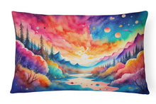 Load image into Gallery viewer, Amaranths in Color Fabric Decorative Pillow