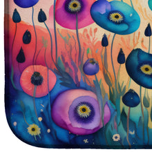 Load image into Gallery viewer, Anemones in Color Dish Drying Mat