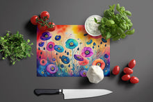 Load image into Gallery viewer, Anemones in Color Glass Cutting Boards – Durable, Decorative Kitchen Art Large