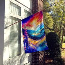Load image into Gallery viewer, Annual Larkspur in Color House Flag