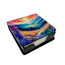 Load image into Gallery viewer, Annual Larkspur in Color PU Leather Note Paper Holder