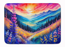 Load image into Gallery viewer, Annual Larkspur in Color Memory Foam Kitchen Mat