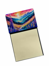 Load image into Gallery viewer, Annual Larkspur in Color Sticky Note Holder- Refiilable Desk Accessory Note Pad
