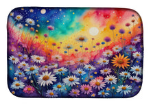 Load image into Gallery viewer, Asters in Color Dish Drying Mat