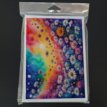 Load image into Gallery viewer, Asters in Color Greeting Cards -  Blank Note Cards – 8-Pack of Artist-Designed Cards with Envelopes