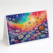 Load image into Gallery viewer, Asters in Color Greeting Cards -  Blank Note Cards – 8-Pack of Artist-Designed Cards with Envelopes